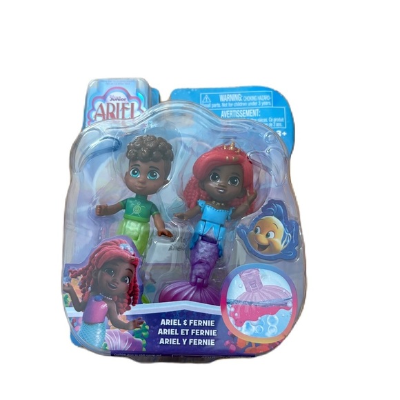 Disney Junior The Little Mermaid Ariel & Fernie Sea Surprise Figure Set NEW - Picture 1 of 3